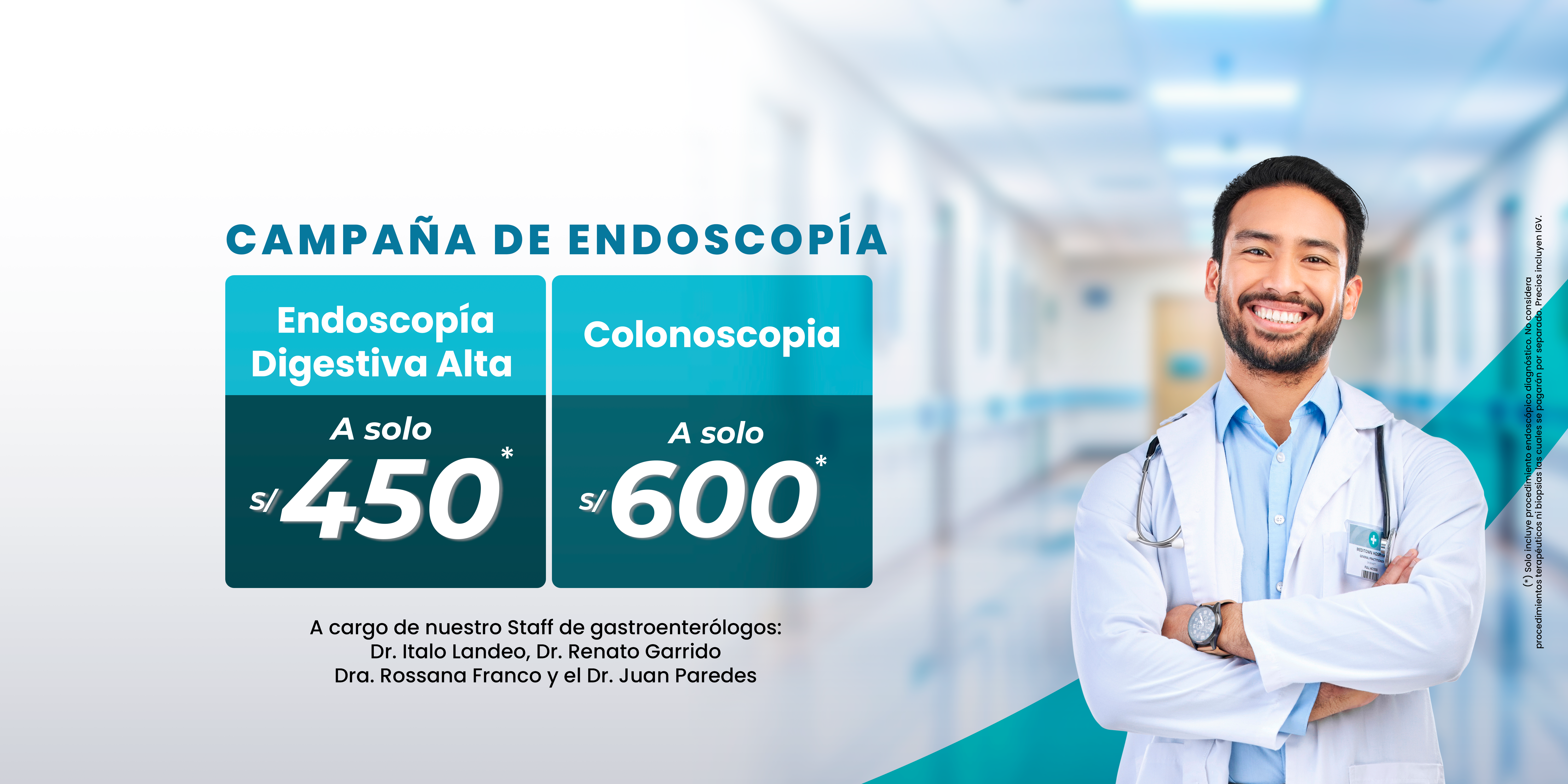 Clínica Sanens campaña endoscopía